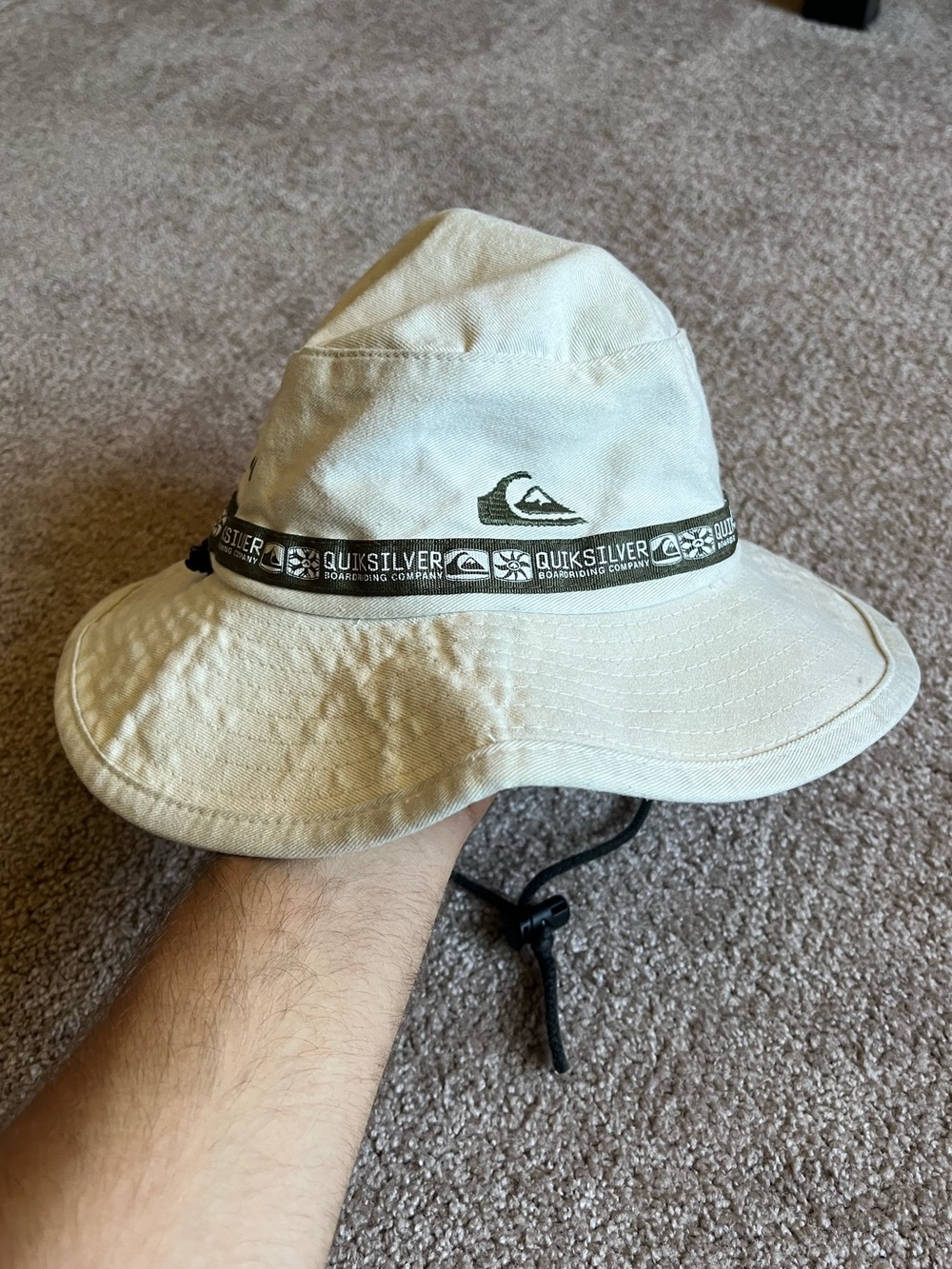 VTG 00’s / Y2K Quiksilver Khaki Sun Hat